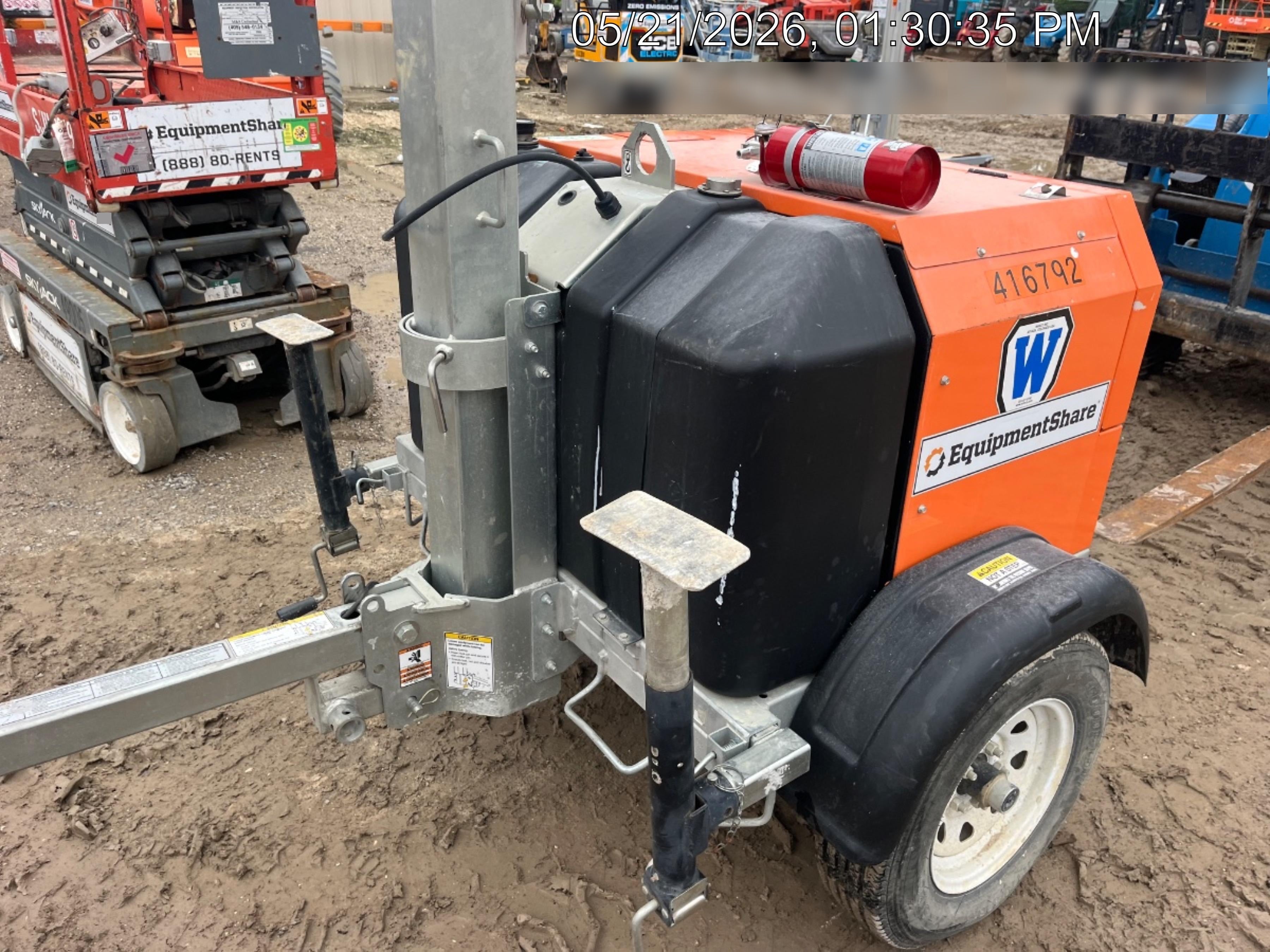 2024 Wanco WLTT-4MM4K Diesel, Deep Sea Controller, Shore Power Plug, Auto Start, (4) 350W LED Floodlights, 4kW Generator, 60 Gal Fuel Tank, 2" Ball, T3