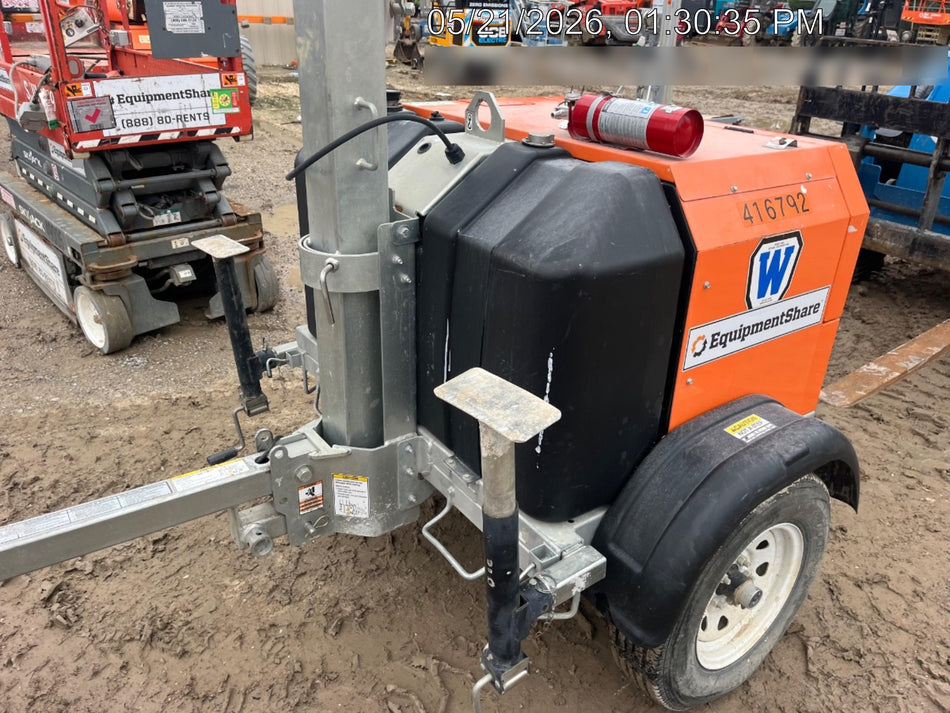2024 Wanco WLTT-4MM4K Diesel, Deep Sea Controller, Shore Power Plug, Auto Start, (4) 350W LED Floodlights, 4kW Generator, 60 Gal Fuel Tank, 2" Ball, T3