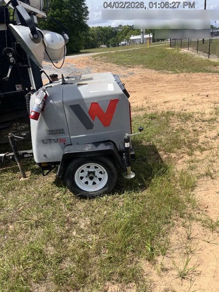 2019 Wacker Neuson LTV6L-MH Wacker Neuson LTV6L Mobile Light Tower w/Fuel Level Sensor Installed
