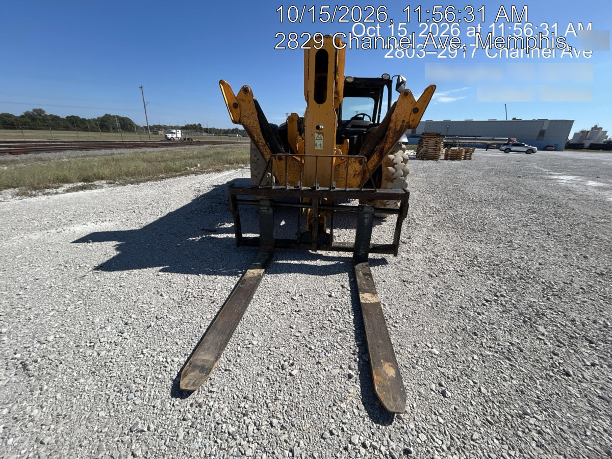 2019 JCB 510-56 Open ROPS, 74 HP, Solid Tires, Worklights, Beacon, Aux Hydraulics, Lifting Eye, 60" Carriage/60" Forks
