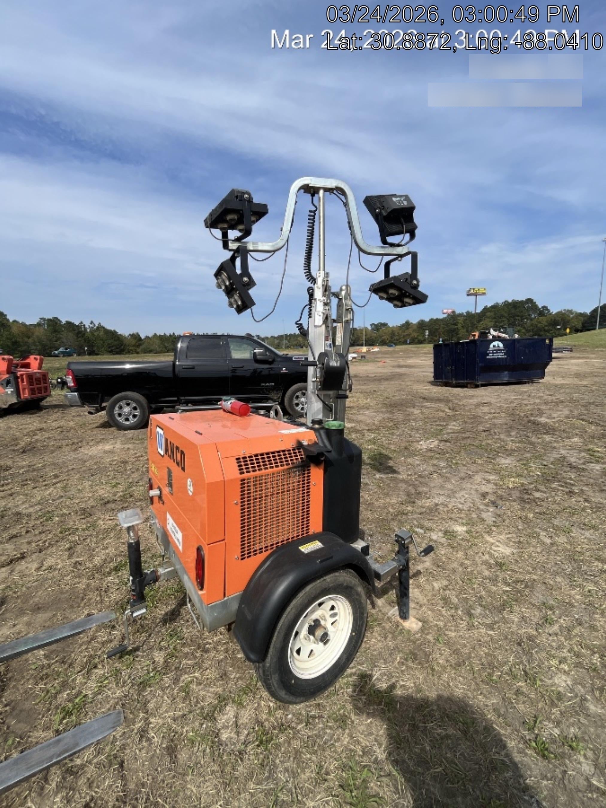 2023 Wanco WLTT-4MM4K Diesel, Deep Sea Controller, Shore Power Plug, Auto Start, (4) 350W LED Floodlights, 4kW Generator, 60 Gal Fuel Tank, 2" Ball, T3