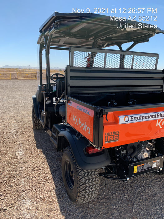 2021 Kubota RTV-X1140W-H Plastic Canopy, Windshield Acrylic Clear, LED Strobe Light, Wire Harness Kit, Back up Alarm