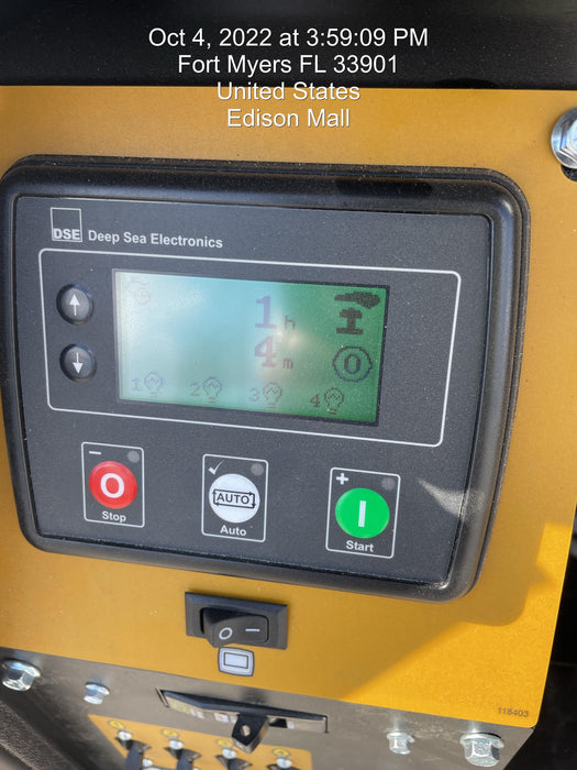 2022 Allmand NLV3GR (4) LED Light Fixture 350W, 23' Vertical Mast, 3kW Prime, Towable, Deep Sea L401, Leveling Jacks, Yanmar T4F 5.8hp