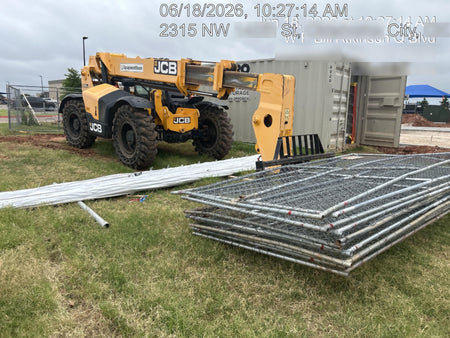 2019 JCB 509-42 74 HP w/Open ROPS, Beacon, Aux Hydraulics, LED Work lights, Solid Tires 66" Carriage/60" Forks