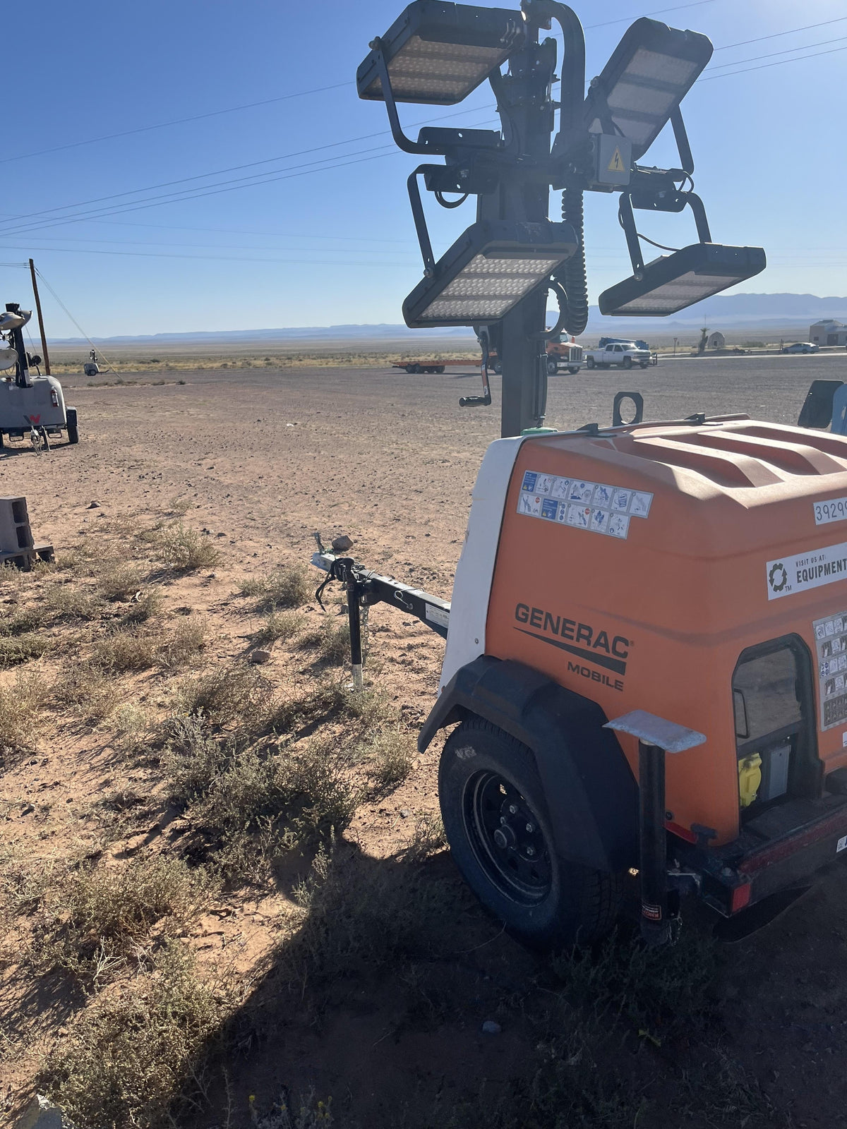 2024 Generac MLT2 Diesel, Flex Switch 120V Input, Powerzone Controller, 
(4) 320W LED Lights, 4kW Generator, 39.9 Gal Fuel Tank, 2" Ball, T3