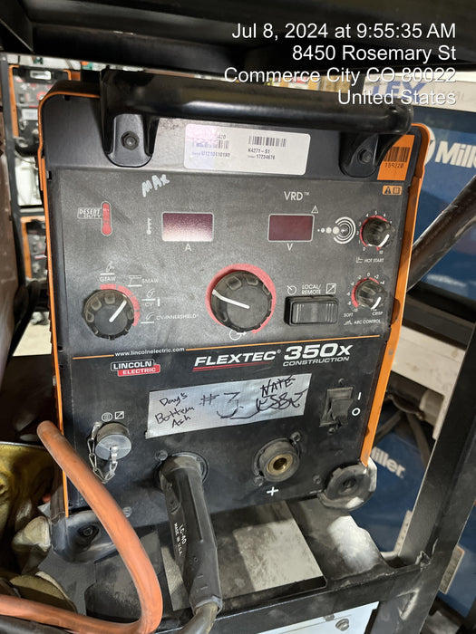 2021 LINCOLN ELECTRIC FLEXTEC 350X