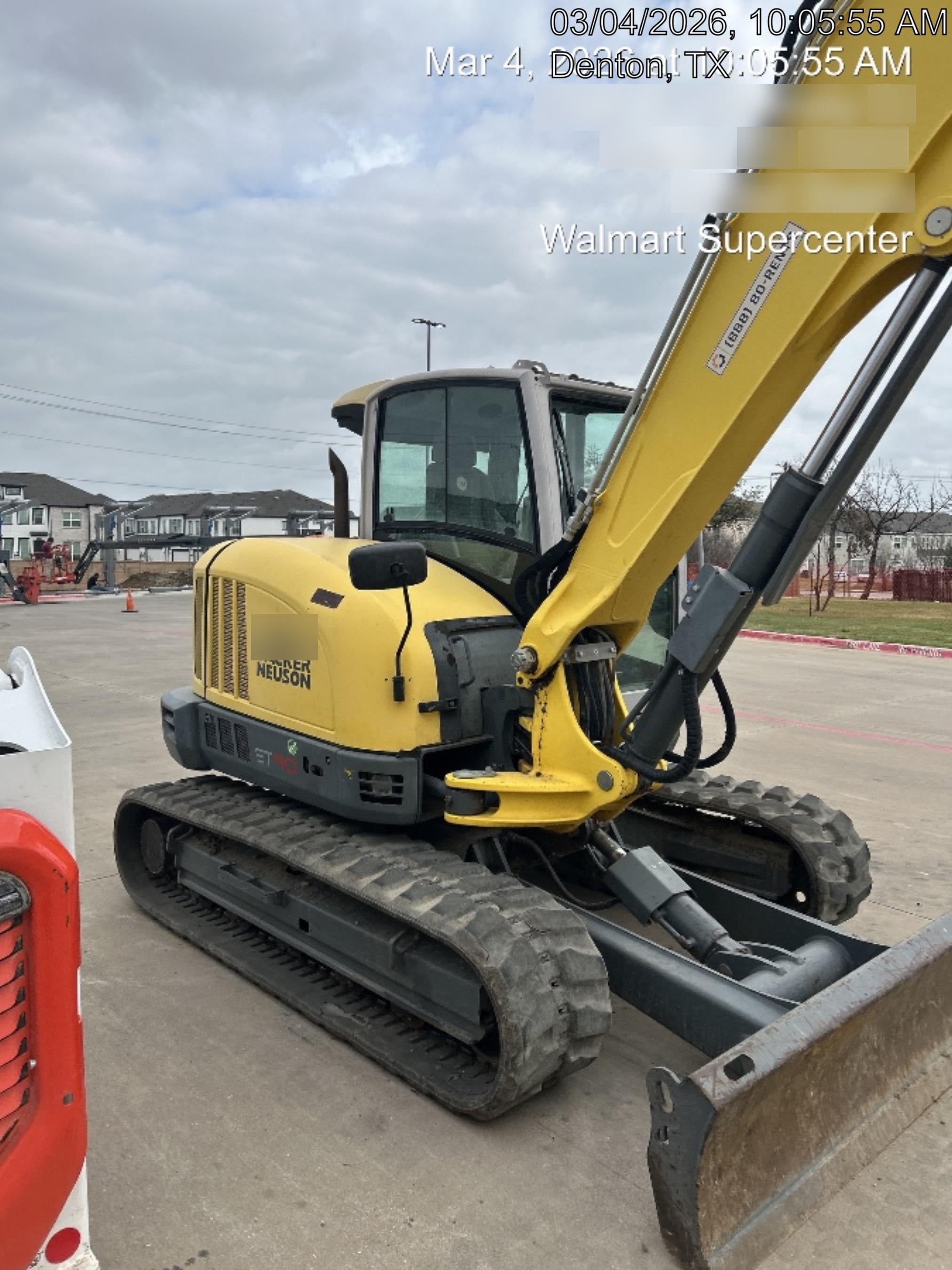 Wacker Neuson ET90 Wacker Neuson ET90 w/TRK, CAB, Bucket