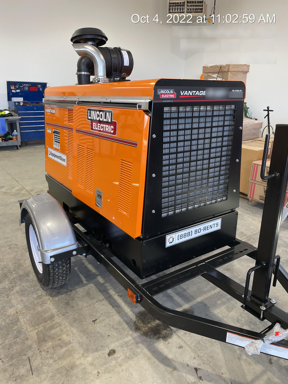 2022 Lincoln Electric Vantage 549X Crosslink Technology, Trailer Mounted, ES Decals, T3