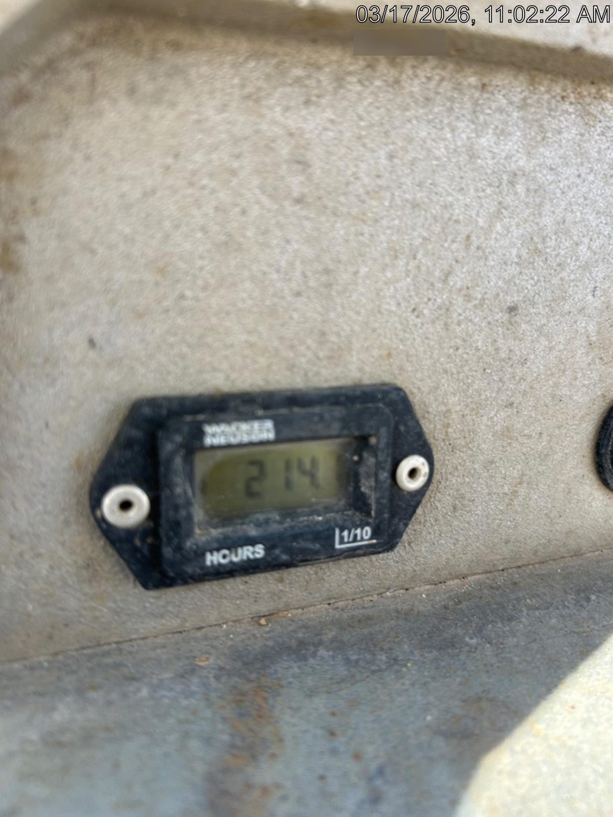 2024 Wacker Neuson DPU6555Heh Hatz Diesel, Reversible Plate Compactor, electric start