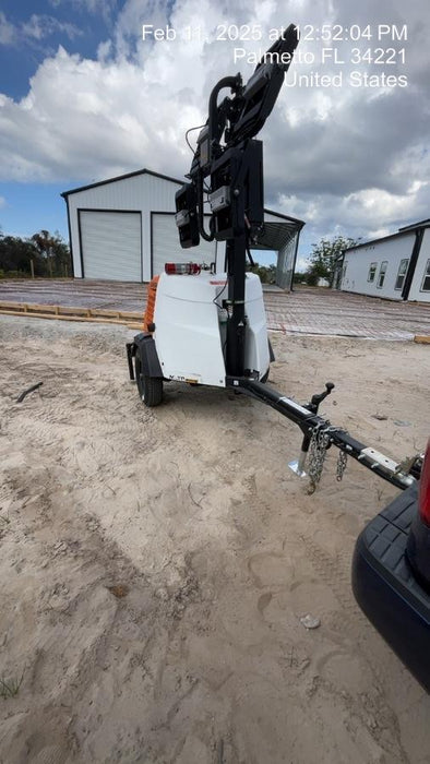 2025 Generac MLTS-4 Diesel, Mitsubishi L2E, 7.1 hp @1800 rpm, Flex Switch 120V Input, Powerzone Controller, (4) 320W LED Lights, 4kW Generator, 39.9 Gal Fuel Tank, 2" Ball, T3, ES Decals