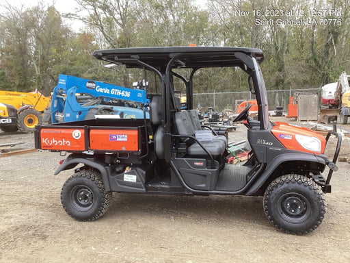 2023 Kubota RTV-X1140W-H 4WD, LED Strobe, Windshield Acrylic Clear, Plastic Canopy, Wire Harness Kit, Backup Alarm