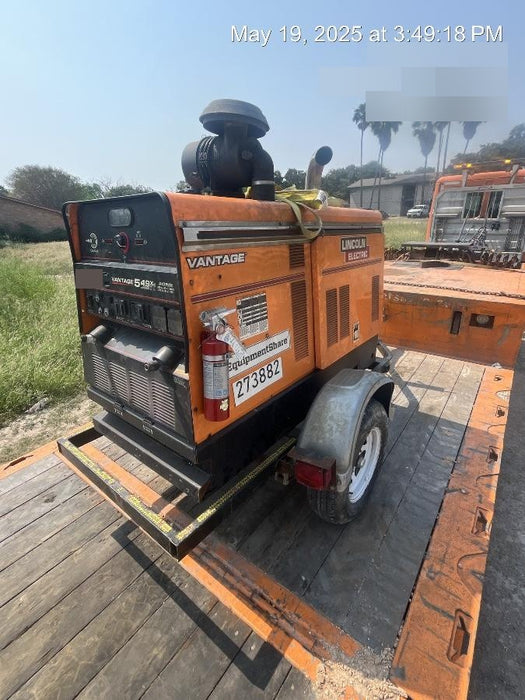 2022 Lincoln Electric Vantage 549X Crosslink Technology, Trailer Mounted, ES Decals, T3