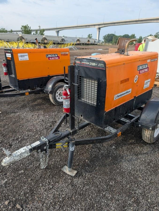 2021 Lincoln Electric Vantage 322 Vantage 322 Ready Pak 3 w/ Decals, ORANGE (includes trailer, cable rack, fender light kit) NO Telematics