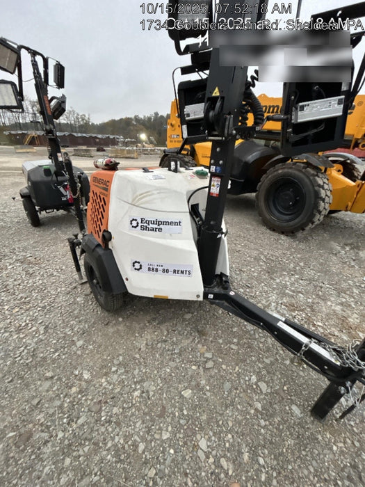 2023 Generac MLT2 Diesel, Flex Switch 120V Input, Powerzone Controller, 
(4) 320W LED Lights, 4kW Generator, 39.9 Gal Fuel Tank, 2" Ball, T3