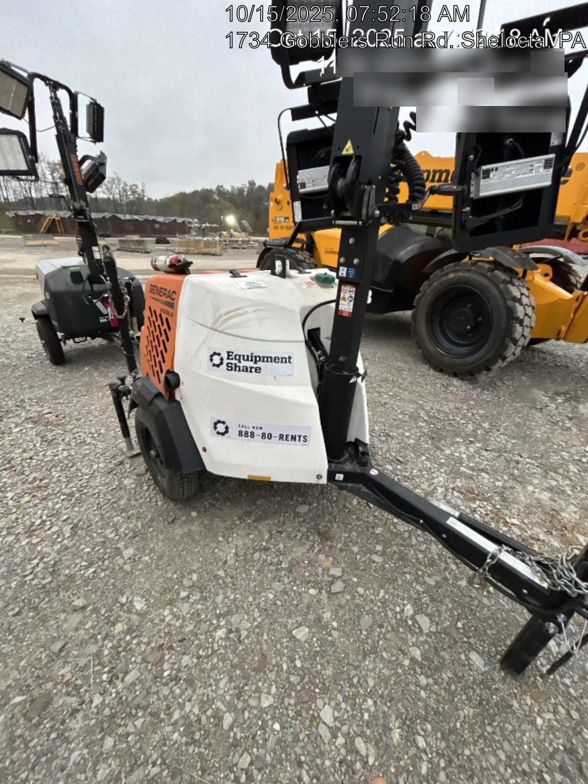 2023 Generac MLT2 Diesel, Flex Switch 120V Input, Powerzone Controller, 
(4) 320W LED Lights, 4kW Generator, 39.9 Gal Fuel Tank, 2" Ball, T3
