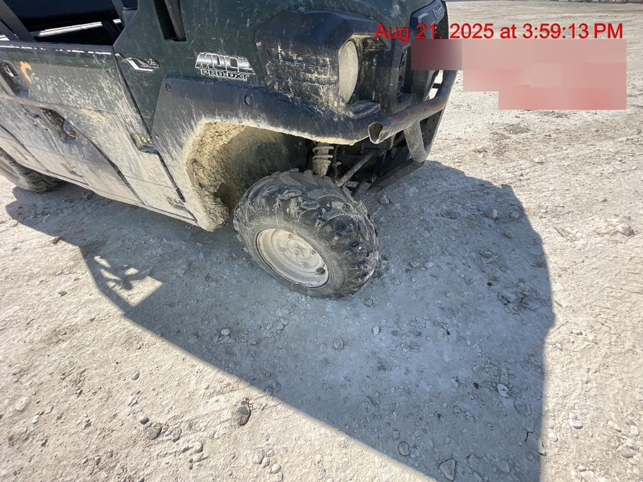 Kawasaki Mule PRO-DXT Standard Options, Backup Alarm, Beacon, Plastic Hard Top, Poly Windshield, Horn Kit