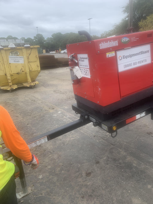 2022 Shindaiwa DGW400MDL Kubota D902 Engine, 23 HP, Dual Op Welder, Wire, Arc, Droop Stick, Tig, and CC Stick Functionality, Simulphase, 3 Phase and 1 Phase Gen Output, Single Axle NB Trlr, Slr Trckl Chrg 12V 12W, Fire Ext