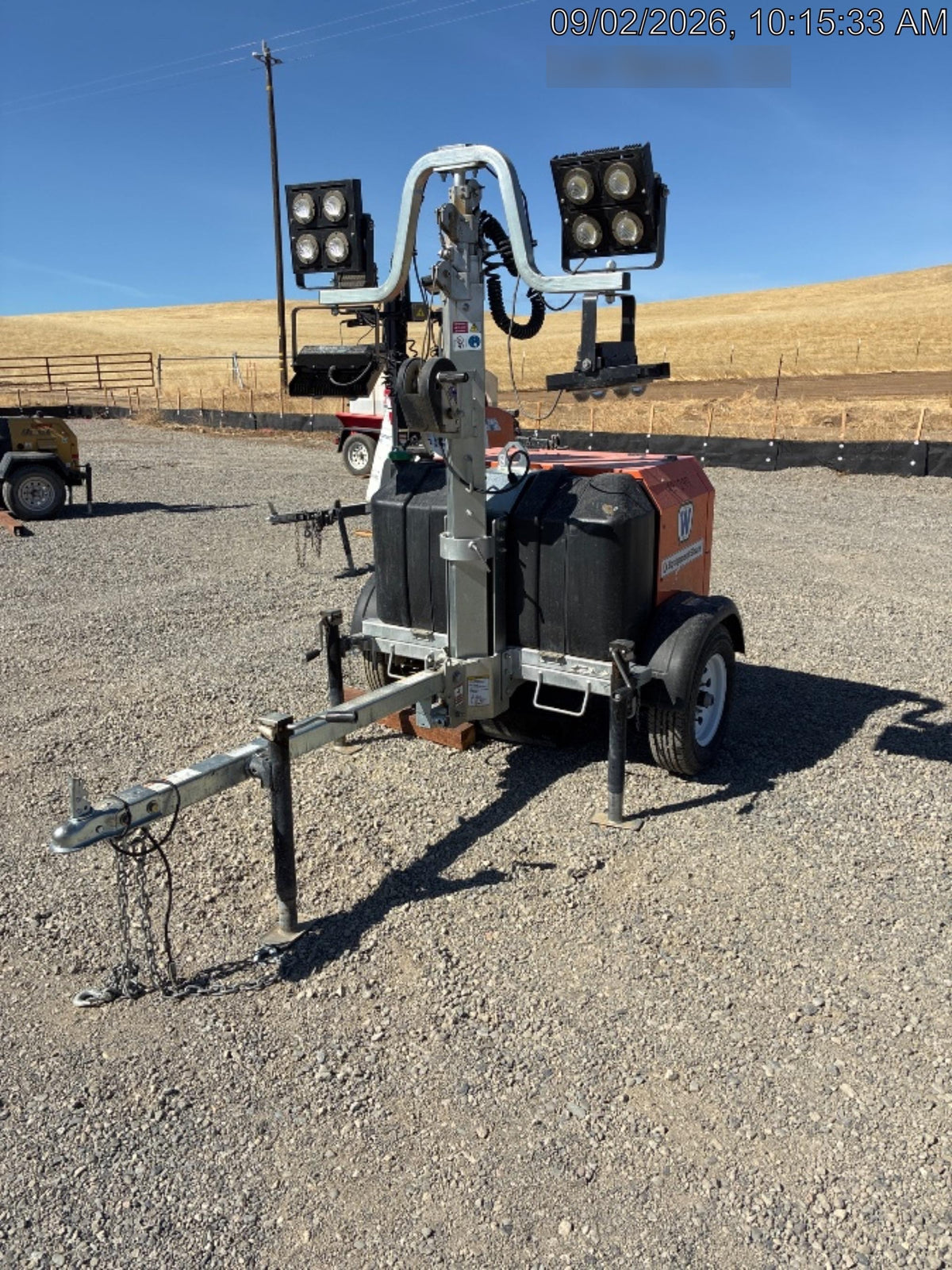 2024 Wanco WLTT-4MM4K Diesel, Deep Sea Controller, Shore Power Plug, Auto Start, (4) 350W LED Floodlights, 4kW Generator, 60 Gal Fuel Tank, 2" Ball, T3