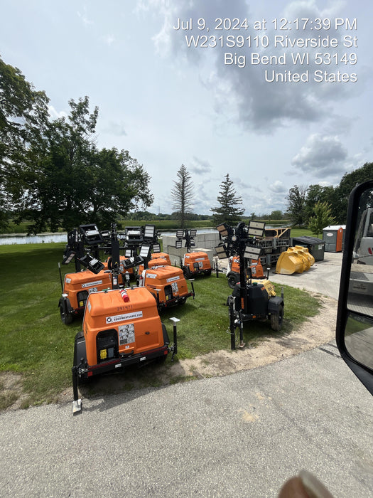 2024 Generac MLT2 Diesel, Flex Switch 120V Input, Powerzone Controller, 
(4) 320W LED Lights, 4kW Generator, 39.9 Gal Fuel Tank, 2" Ball, T3