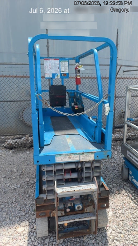 2019 Genie GS-1930 Fixed Rails with Chain Entry