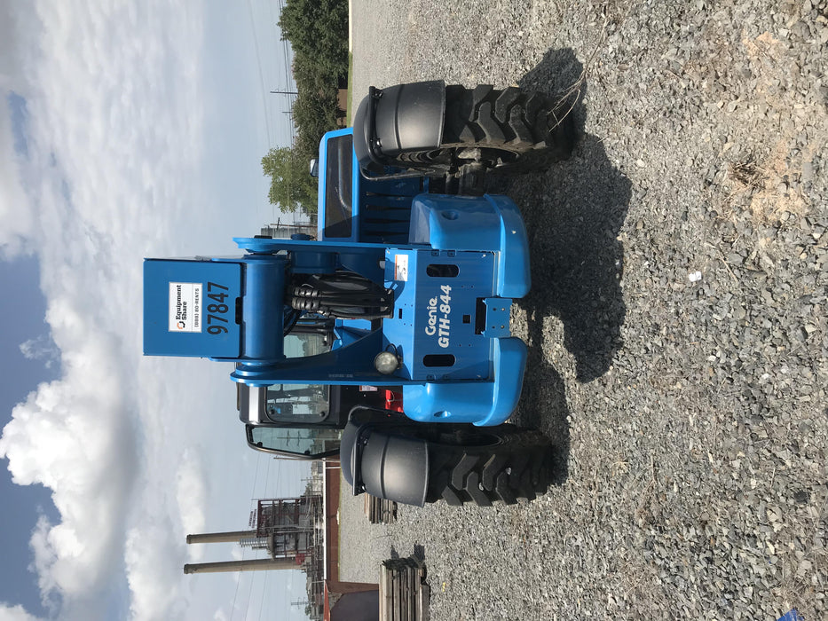 2020 Genie GTH-844 Cab/Heat/Air, Solid Tires, Work Lights, Beacon, Aux Hydraulics, Back up Alarm, Lifting Eye