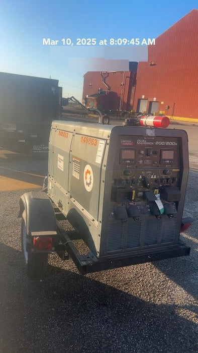 2021 Lincoln Electric Dual Maverick 200/200X Ready Pak 3 (includes trailer, cable rack, fender light kit)