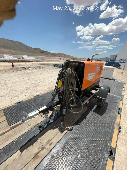 2022 Lincoln Electric LE400 Kubota V1505, Trlr, Cable Rack, Light Kit, ES Decals, T3