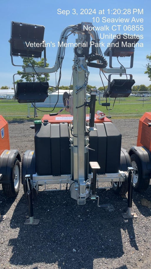 2024 Wanco WLTT-4MM4K Diesel, Deep Sea Controller, Shore Power Plug, Auto Start, (4) 350W LED Floodlights, 4kW Generator, 60 Gal Fuel Tank, 2" Ball, T3