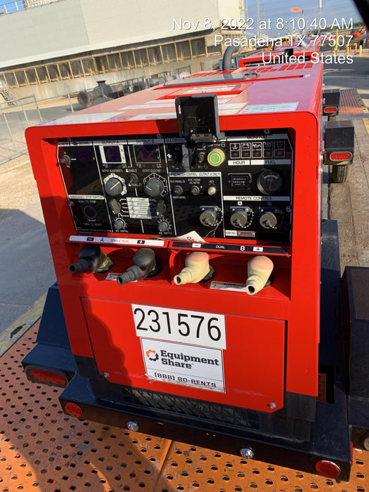 2022 Shindaiwa DGW400MDL Kubota D902 Engine, 23 HP, Dual Op Welder, Wire, Arc, Droop Stick, Tig, and CC Stick Functionality, Simulphase, 3 Phase and 1 Phase Gen Output, Single Axle NB Trlr, Slr Trckl Chrg 12V 12W, Fire Ext