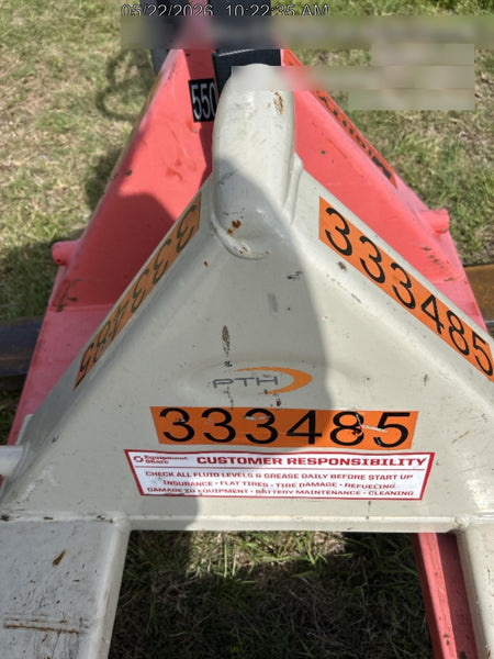 2023 CROWN 5,500lb Manual Pallet Jack - Crown