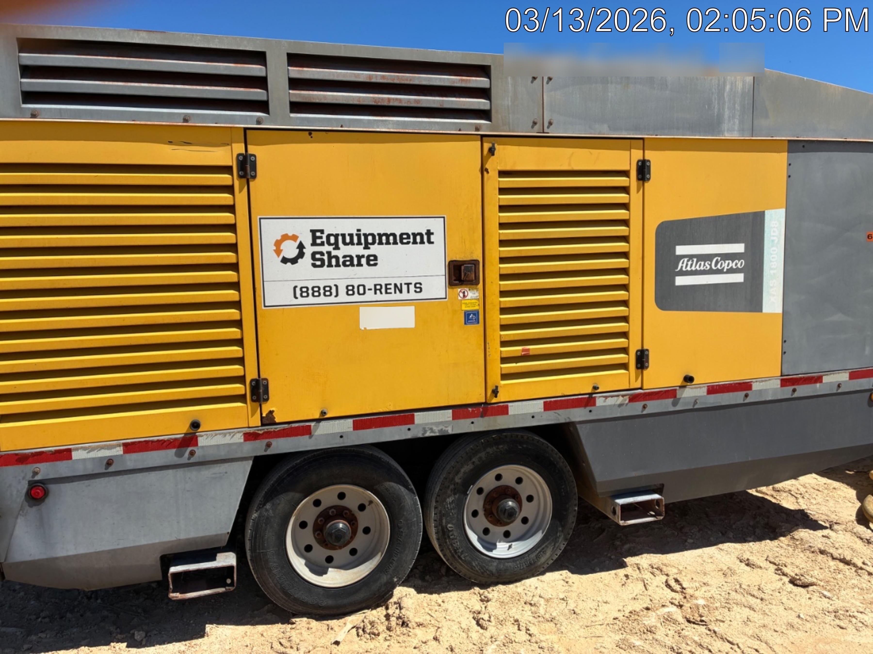 2020 ATLAS COPCO XAS 1800
