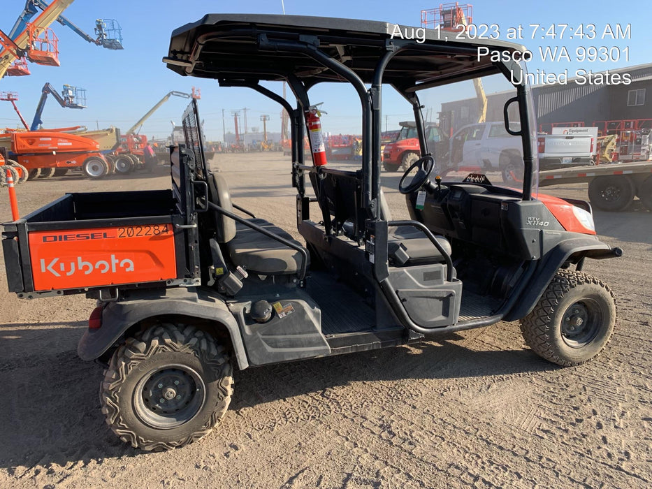 2022 Kubota RTV-X1140W-H Plastic Canopy, Windshield Acrylic Clear, LED Strobe Light, Wire Harness Kit, Back up Alarm