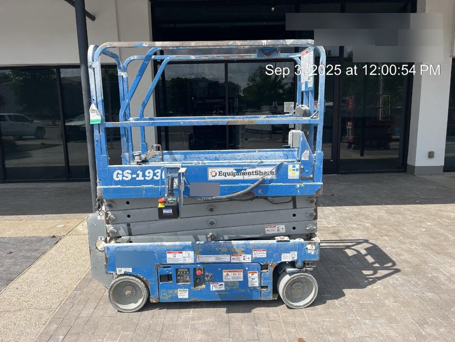 2018 Genie GS-1930 Genie GS-1930 Scissor Lift w/Standard Options