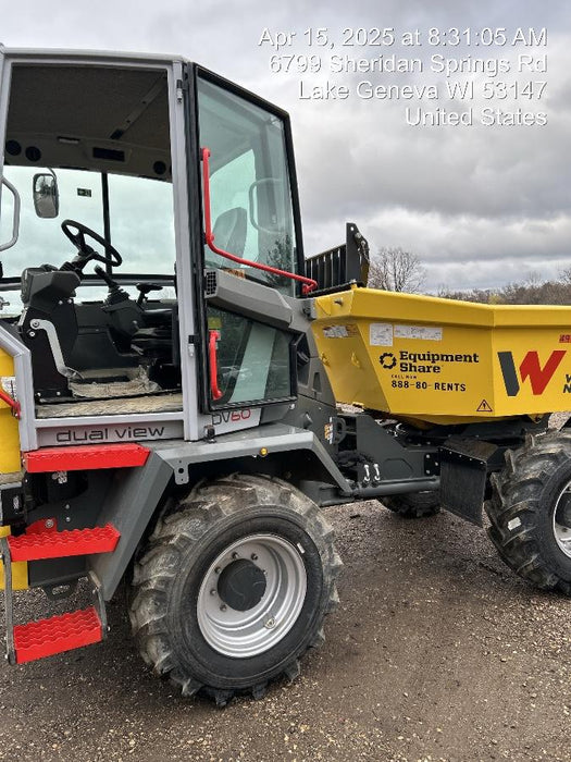 2025 WACKER NEUSON DV604 Cab Standard Tires