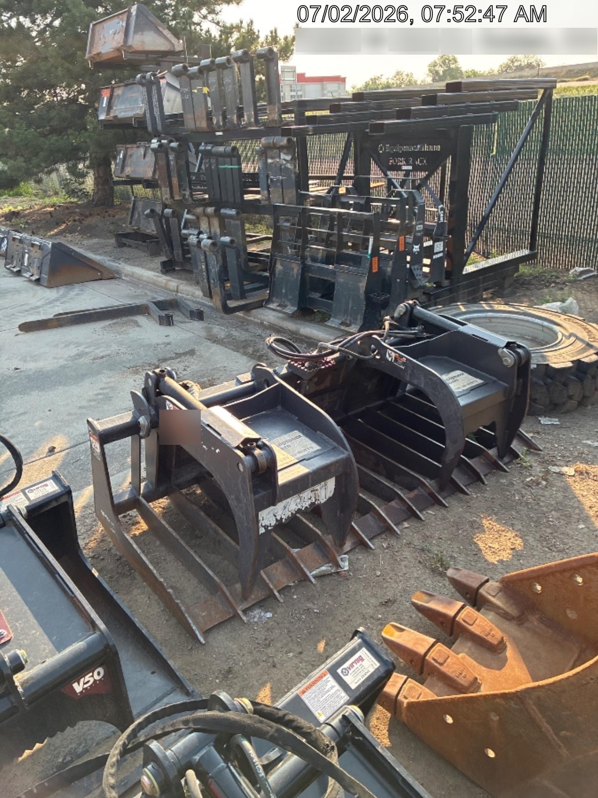 2018 PALADIN 78" Skeleton Grapple Bucket - Paladin