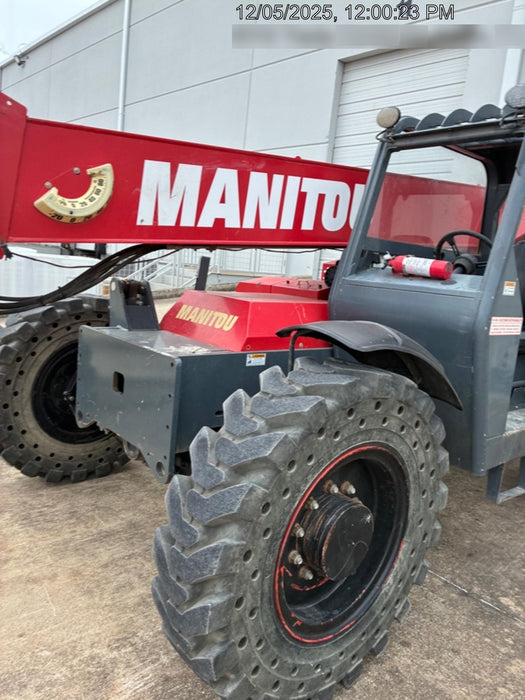 2018 Manitou MTA8044 MTA 8044 - 74 HP T4, Canopy, Worklights/Strobe, Beacon, 66" Carriage, 48" Forks, Solid Tires, Lift Hook, Aux Hydraulics