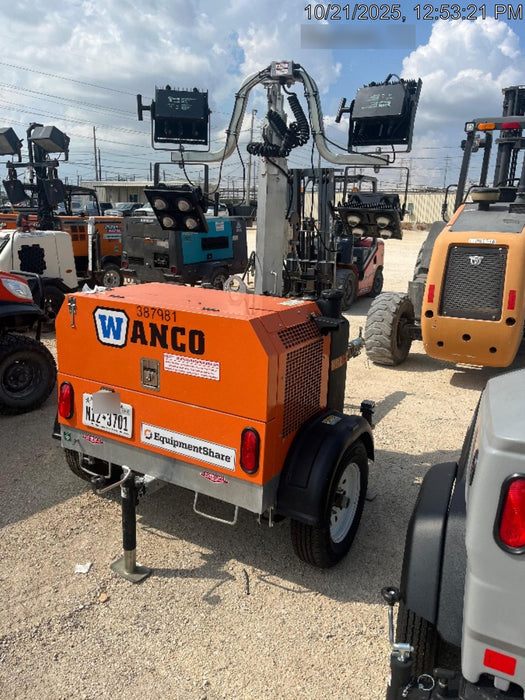 2024 Wanco WLTT-4MM4K Diesel, Deep Sea Controller, Shore Power Plug, Auto Start, (4) 350W LED Floodlights, 4kW Generator, 60 Gal Fuel Tank, 2" Ball, T3