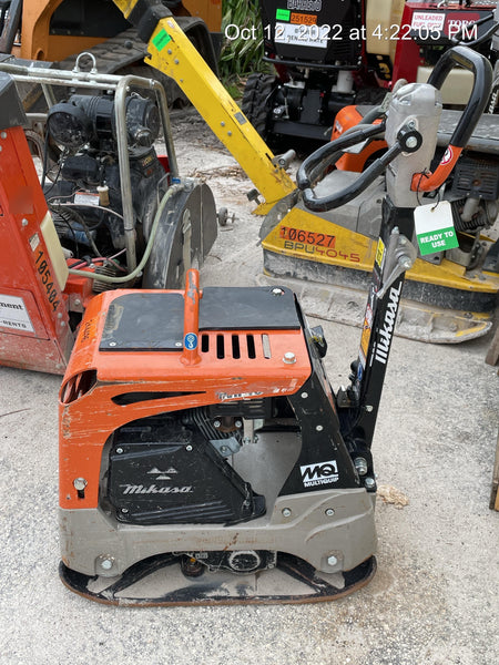 2022 Multiquip MVH158 Honda GX200, 17" Plate, Gas