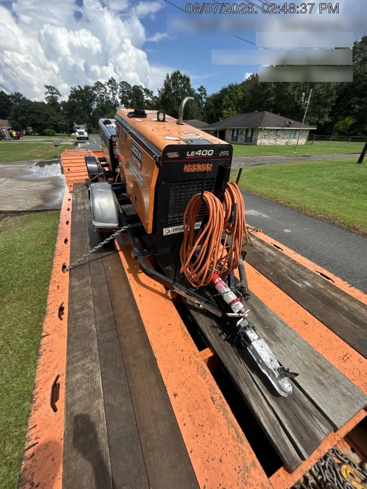 2022 Lincoln Electric LE400 Kubota V1505, Trlr, Cable Rack, Light Kit, ES Decals, T3
