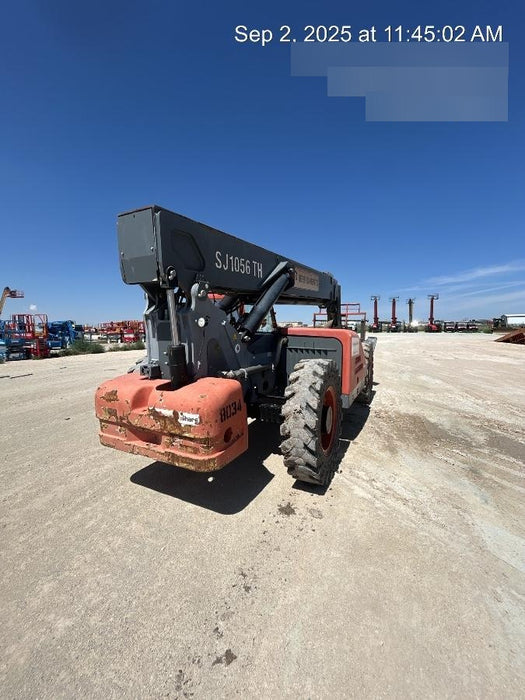 2018 Skyjack SJ1056 TH Skyjack 1056 TH Telehandler w/Open ROPS, Work Lights/Beacon, Solid Tires, 60" Carriage and Forks