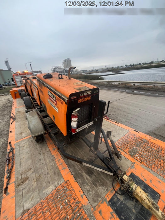 2022 Lincoln Electric LE400 Kubota V1505, Trlr, Cable Rack, Light Kit, ES Decals, T3