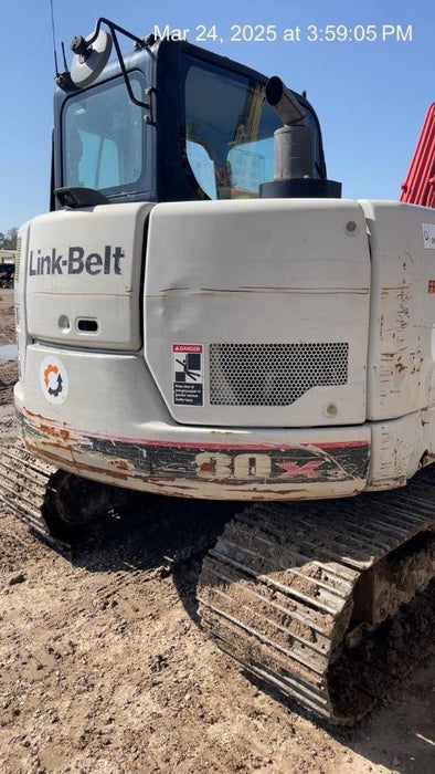 2020 Link-Belt 80X3EX 80 X3 SPIN ACE FINAL TIER 4 HYDRAULIC CRAWLER EXCAVATOR BASE MACHINE F.O.B. PORT OF ENTRY