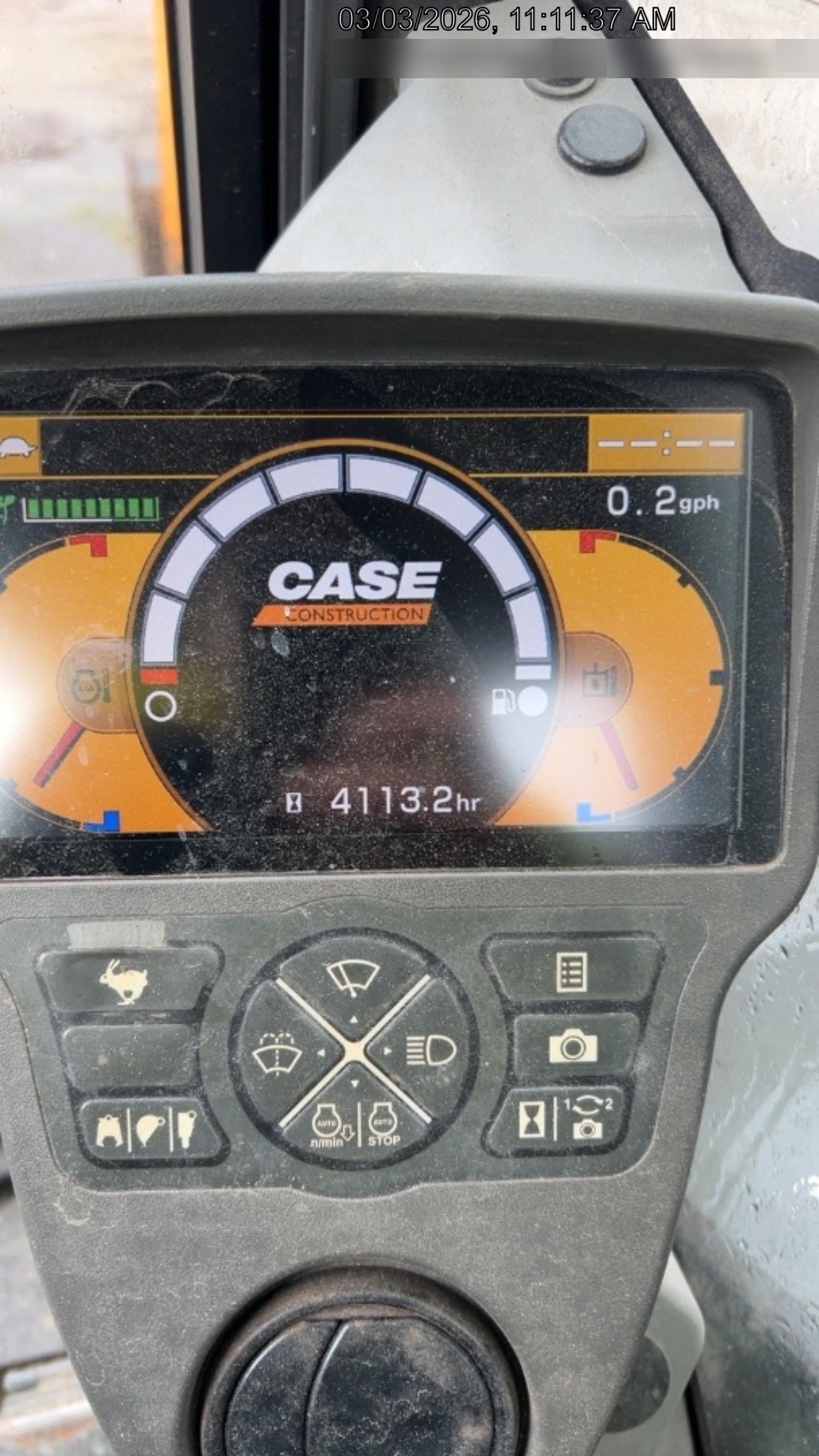 2018 Case CX80C CLOSED CAB, A/C, RUBBER TRACKS PADS, 7'-2" ARM