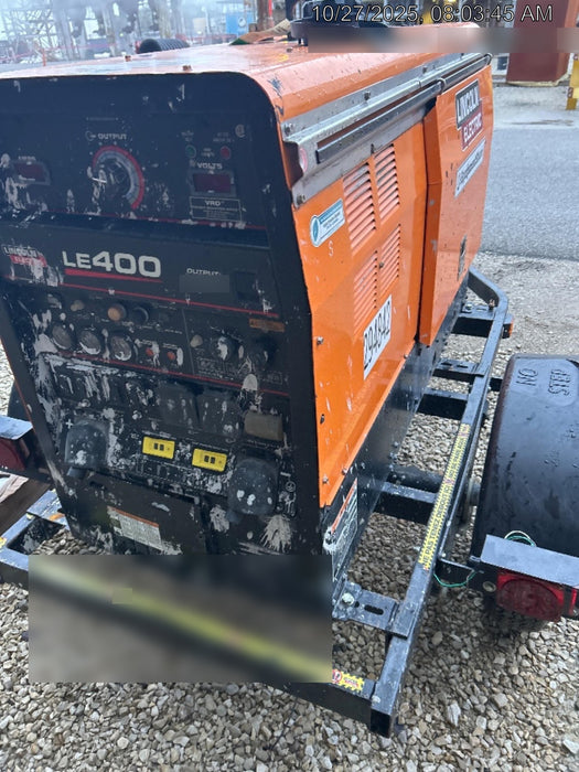 2023 Lincoln Electric LE400 Kubota V1505, Trlr, Cable Rack, Light Kit, ES Decals, T3