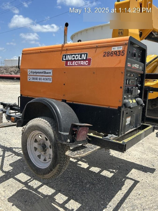 2022 Lincoln Electric LE400 Kubota V1505, Trlr, Cable Rack, Light Kit, ES Decals, T3