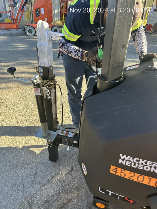 2024 Wacker Neuson LTT4 Diesel, Kohler KDW702, Deep Sea Controller, Auto Start, LED 320W, Bypass Outlet, T3