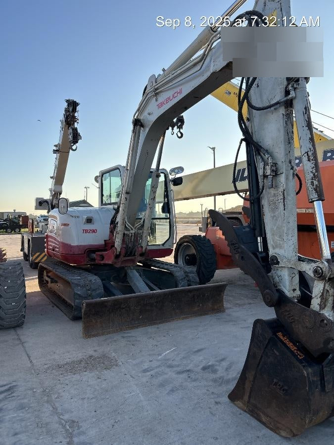 2020 Takeuchi TB290C Cab/Heat/Air, Rubber Tracks, Manual TAG QC