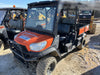 Kubota RTV-X1140W-H Kubota RTVX1140WH 4wd Utility Cart, LED Strobe, Windshield Tempered Glass, Pastic Canopy, Wire Harness Kit, Backup Alarm
