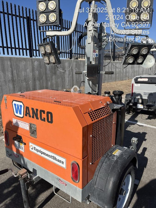 2024 Wanco WLTT-4MM4K Diesel, Deep Sea Controller, Shore Power Plug, Auto Start, (4) 350W LED Floodlights, 4kW Generator, 60 Gal Fuel Tank, 2" Ball, T3