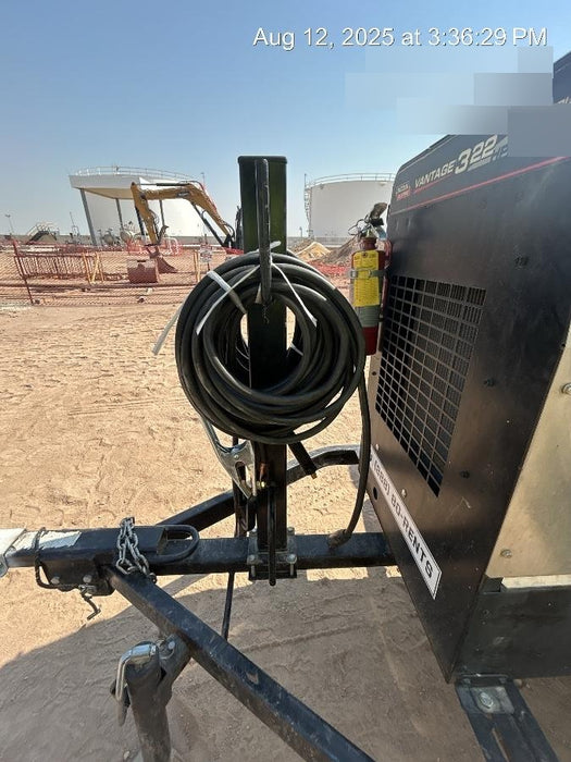 2019 Lincoln Electric Vantage 322 Ready-Pak 3, Two Wheel Trailer, Fender and Light Kit, Cable Rack